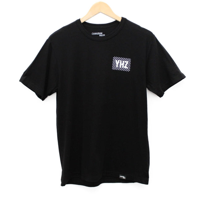 YHZ Halifax Airport Code Bamboo T-Shirt - Black