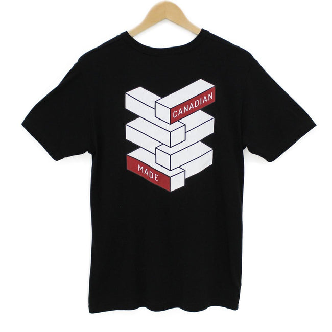 Illusion Bamboo T-Shirt - Black