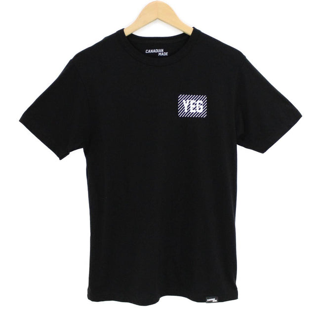 YEG Edmonton Airport Code Bamboo T-Shirt - Black