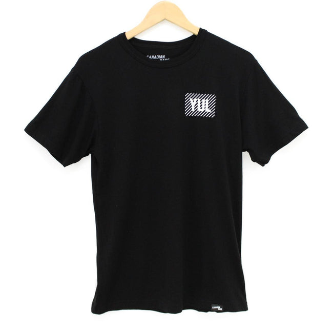 YUL Montreal Airport Code Bamboo T-Shirt - Black