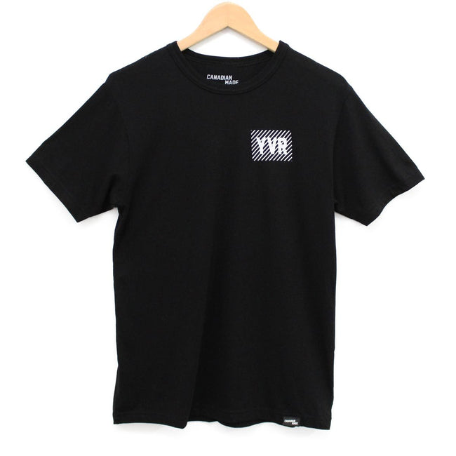 YVR Vancouver Airport Code Bamboo T-Shirt - Black