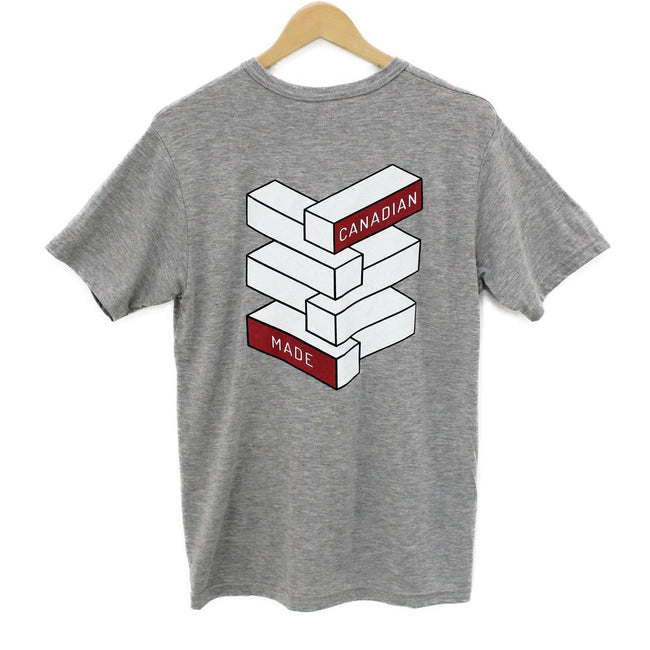 Illusion Bamboo T-Shirt - Grey