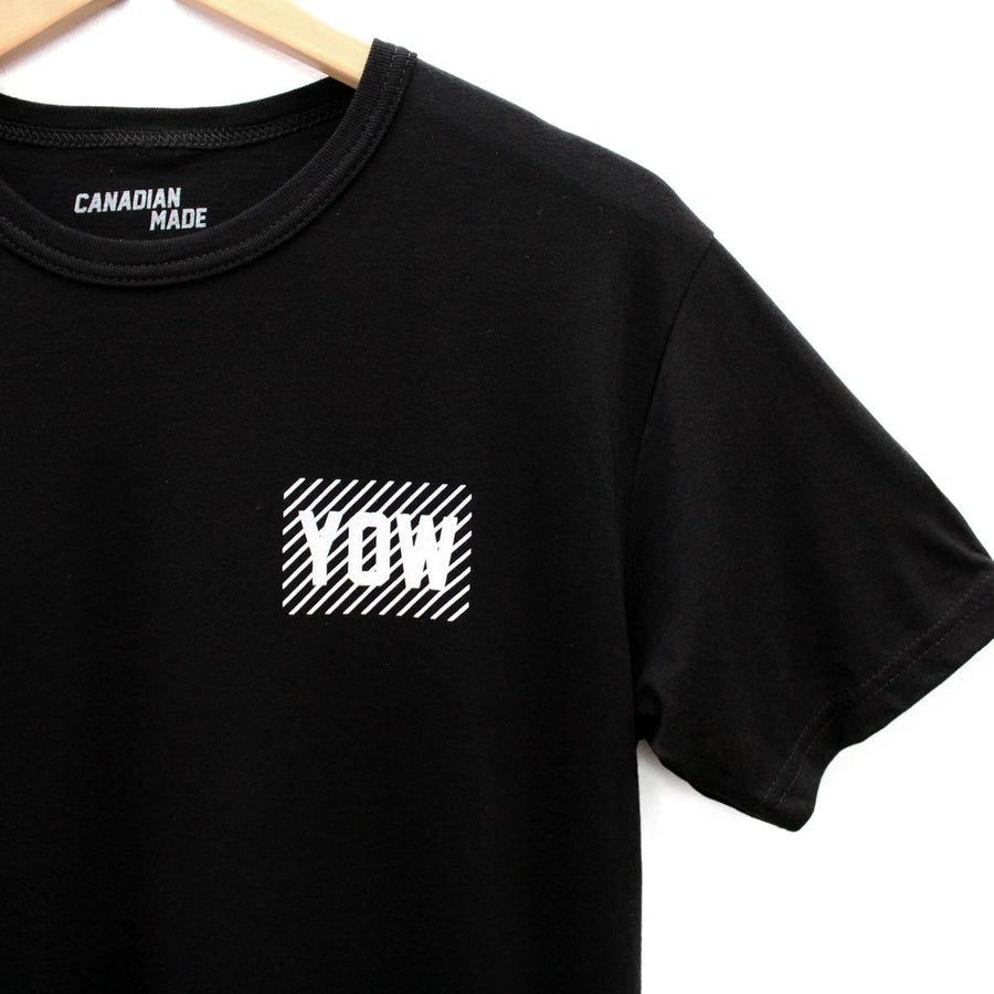 YOW Ottawa Airport Code Bamboo T-Shirt - Black