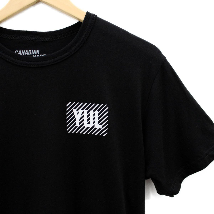 YUL Montreal Airport Code Bamboo T-Shirt - Black