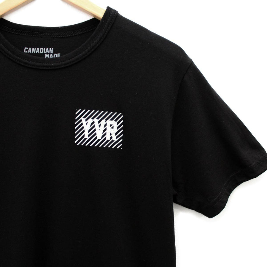 YVR Vancouver Airport Code Bamboo T-Shirt - Black