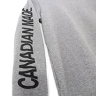 Canadian Made Wavy Round Hem Long Sleeve - Grey