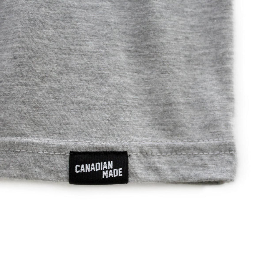 Canadian Made Highlight Bamboo T-Shirt - Grey